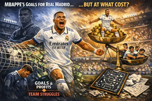 Mbappe Delivers Goals for Real Madrid But Costs More Than He Contributes